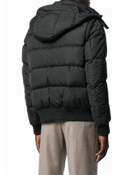 armani black puffer coat