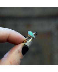 Erica Weiner - Multicolor 14k Opal Coffin Ring - Lyst