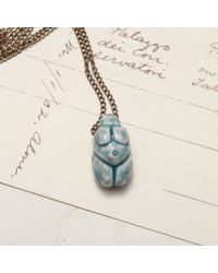 Erica Weiner - Blue Raku Venus Necklace - Lyst