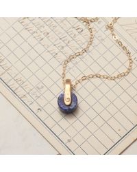 Erica Weiner - Metallic Lapis Roller Necklace - Lyst