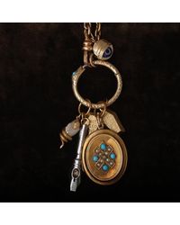 Erica Weiner - Multicolor Guard Chain Megamix With Turquoise Ouroboros Split Ring - Lyst