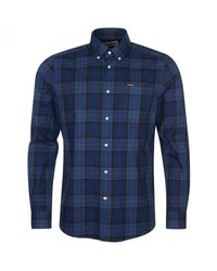 barbour tartan shirt sale