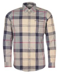 barbour tartan shirt sale