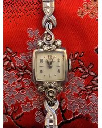 hamilton 14k gold diamond watch