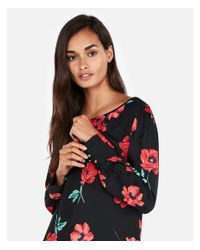 express floral blouse
