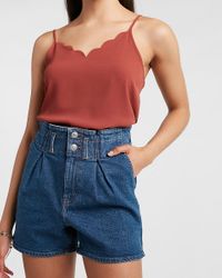 jean shorts express