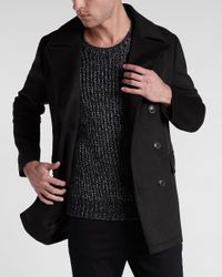 express mens wool coat