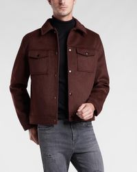 mens jacket burgundy