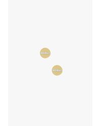 7 For All Mankind - Metallic Tai Screw Earring In Gold - Lyst