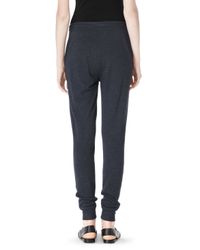 Alexander Wang Blue Lightweight French Terry Sweatpants