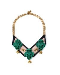 Lulu Frost | Green Katharine Bib Necklace | Lyst