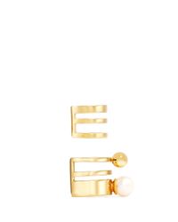 Joomi Lim | Metallic 'spheres Of Influence' Pearl Two Ring Set | Lyst