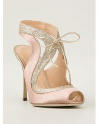 sergio rossi sequin slingback sandals