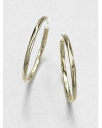 Ippolita | Metallic Glamazon 18k Yellow Gold #3 Hoop Earrings/1.65 | Lyst