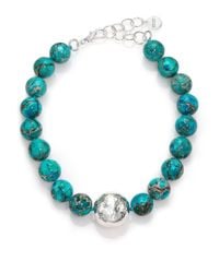 Nest | Blue Turquoise Jasper Beaded Statement Necklace | Lyst
