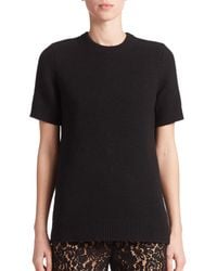 Michael Kors | Black Cashmere Sweater Top | Lyst
