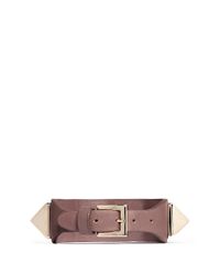 Valentino | Pink 'rockstud' Macro Leather Bracelet | Lyst