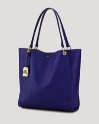 ralph lauren blue and white bag