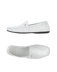 Cesare Paciotti White Moccasins for men