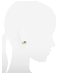 Mia & Beverly | Pink Gemstones 18k Rose Gold Earrings | Lyst