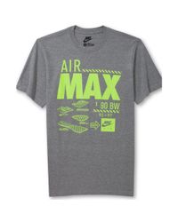 Nike Air Max Tshirt in Dark Grey Heather (Gray) for Men - Lyst