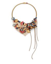 Erickson Beamon | Metallic Happily Ever After Tassel Bib Necklace | Lyst