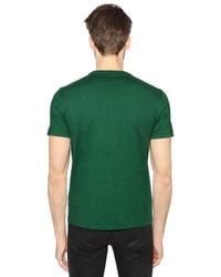 Polo Ralph Lauren | Green Logo Embroidered Cotton T-shirt for Men | Lyst
