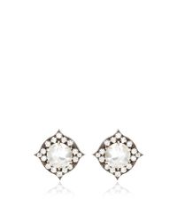 Sylva & Cie | Metallic One Of A Kind Diamond Studs | Lyst