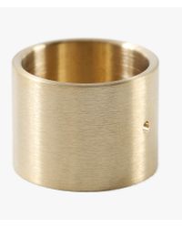 Marmol Radziner | Metallic Lightweight Solid Double Wide Ring | Lyst