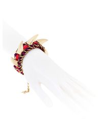 John & Pearl | Purple Spike Bracelet | Lyst