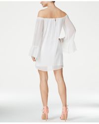 off the shoulder babydoll dress