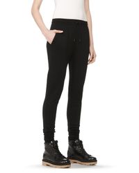 Alexander Wang Black French Terry Sweatpant