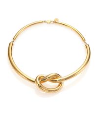 Michael Kors | Metallic Brilliance Knots Collar Necklace | Lyst