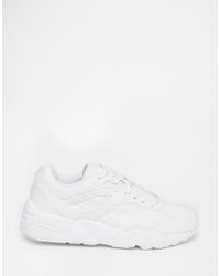 puma r698 white sneakers