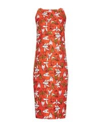 Carolina Herrera | Multicolor Bee Family Gathering Print Dress | Lyst