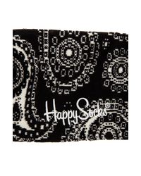 Happy Socks Black The Paisley Sock
