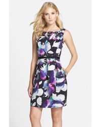 Eliza j light blue sheath dresses