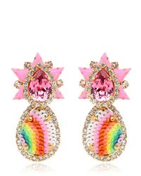 Shourouk | Multicolor Galaxy Sequins Earrings | Lyst