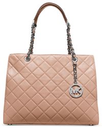 Michael Kors | Pink Tote - Susannah Large | Lyst