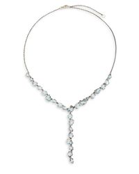 Alexis Bittar Fine | Metallic Blue Topaz Diamond Sterling Silver Y Necklace | Lyst