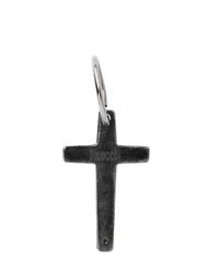 Emanuele Bicocchi | Black Limit.Ed Silver Cross Mono Earring | Lyst
