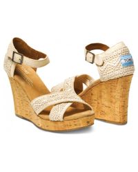 toms wedges natural