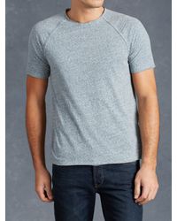 John Varvatos | Blue Cotton Crewneck for Men | Lyst