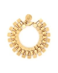 Ela Stone | Metallic Gwen Pyramid Chain Bracelet | Lyst
