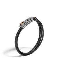 John Hardy | Black Naga Bracelet | Lyst