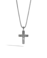 John Hardy | Metallic Classic Chain Cross Pendant | Lyst