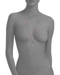 Jennifer Zeuner | Metallic Leona Sapphire Evil Eye Marquis Pendant Necklace | Lyst