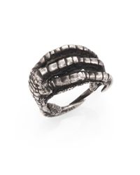 Ann Demeulemeester | Metallic Sterling Silver Claw Ring | Lyst