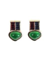 Rarities - Metallic Coloured Crystal Earrings - Lyst