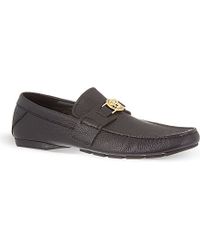 versace penny loafers